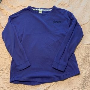 VS Pink Purple Oversized Crew
